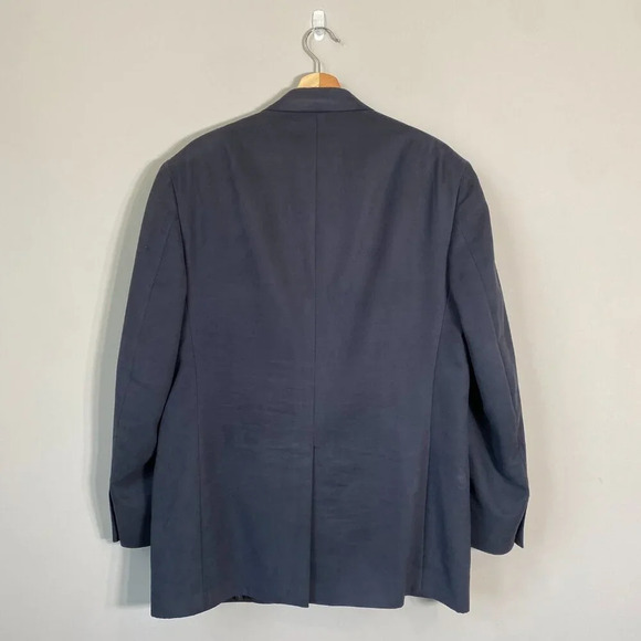 Halls Kansas City Sport Coat Dinner Jacket Blazer Men's Size 40R Gray Career - Picture 3 of 16